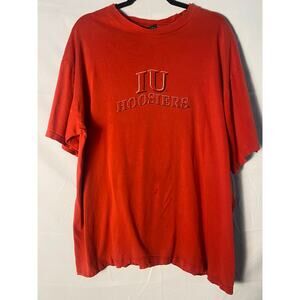 Vintage 90s TSI Sportswear IU Indian Hoosiers Red Shirt Crewneck Men's Size 2XL